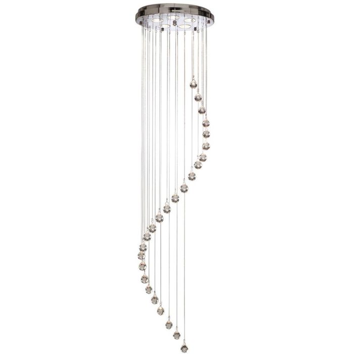 Searchlight Hallway 5742CC plafondlamp met kristallen