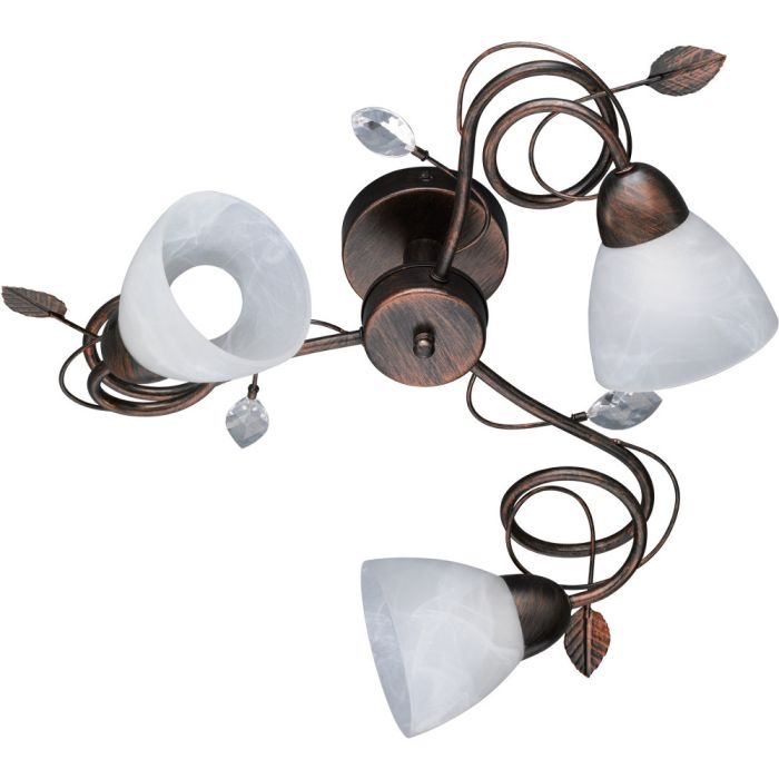 Trio Traditio 600700328 antiek bruine plafondlamp