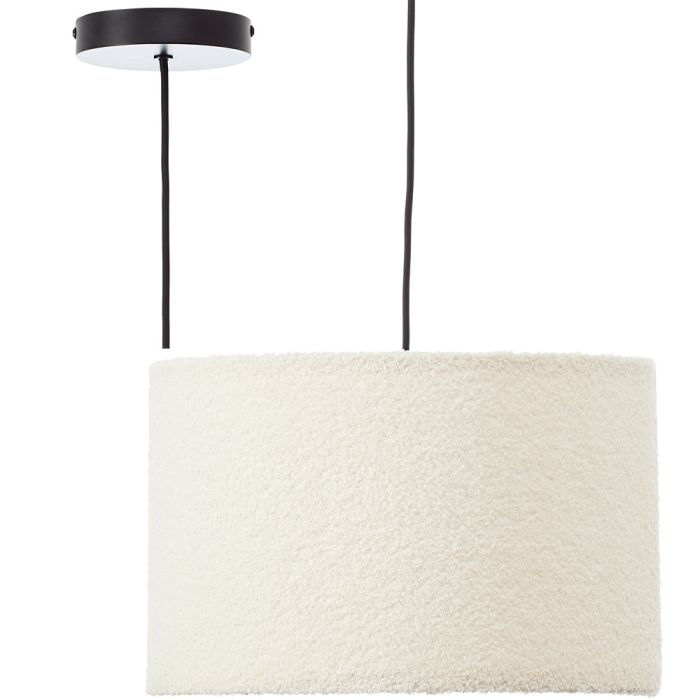 Brilliant Teddy 60163/09 beige hanglamp van katoen