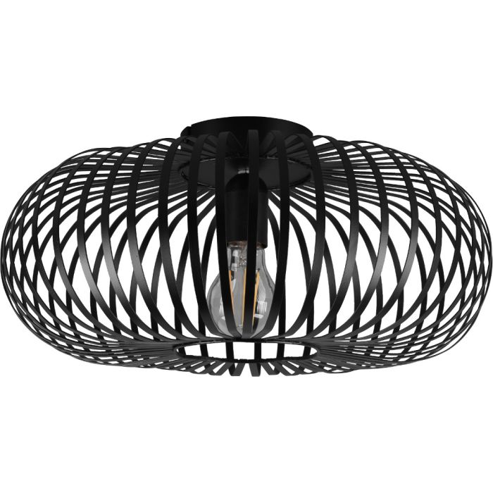 Trio Johann 606900132 mat zwarte plafondlamp