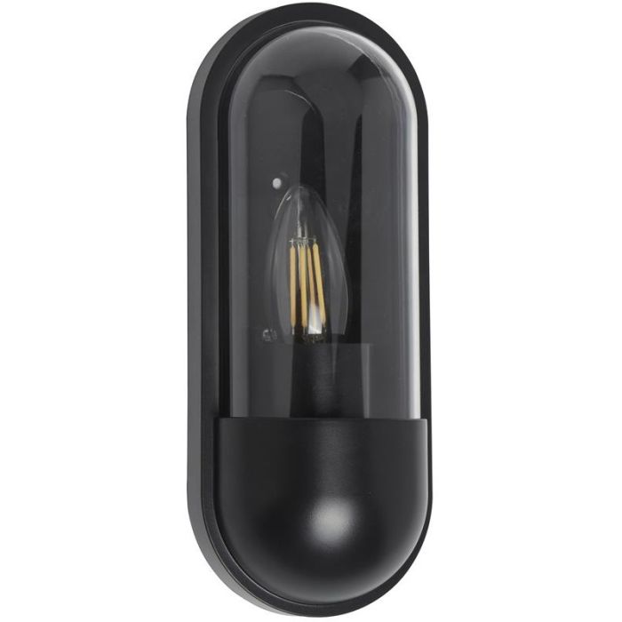 Searchlight Capsule 61123BK zwarte buitenlamp