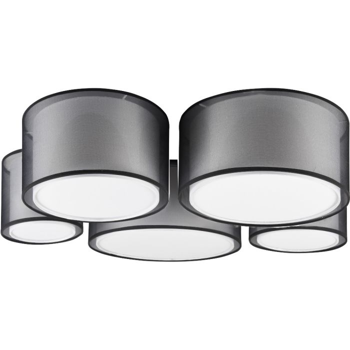 Trio Burton 611400532 plafondlamp organza