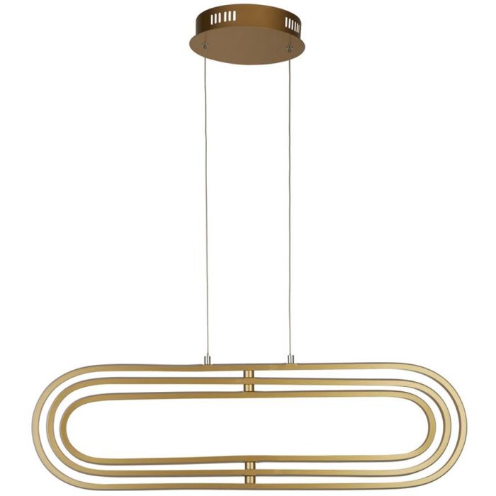 Searchlight Clip 61775GO goud kleurige hanglamp