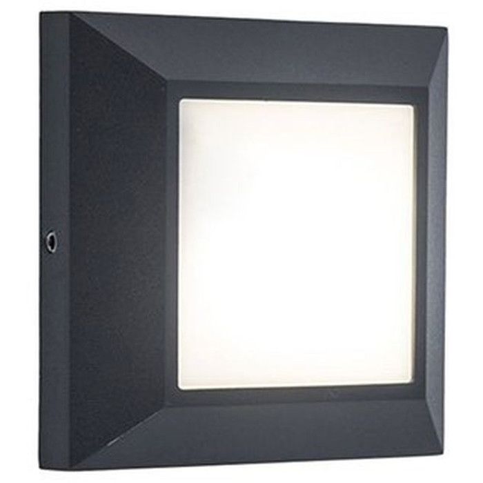 Lutec Helena 6402101118 antraciet grijze wandlamp voor buiten