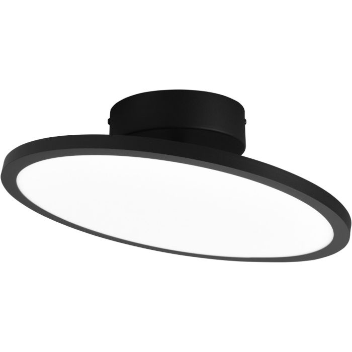Trio Tray 640910132 kantelbare zwarte plafondlamp
