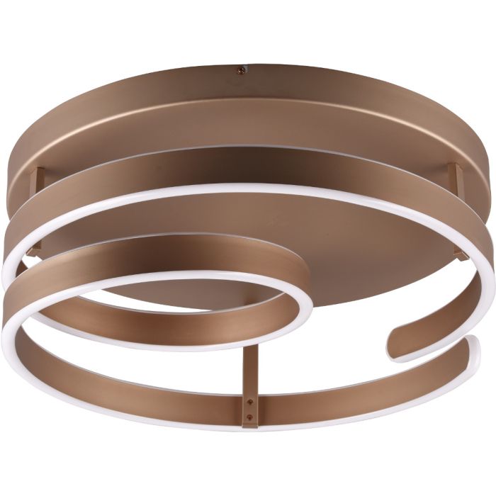 Trio Marnie 644110165 grote koffie kleurige plafondlamp