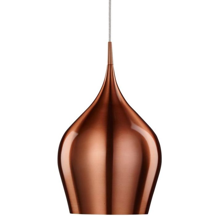 Searchlight Vibrant 6461-26CU koper kleurige aluminium hanglamp