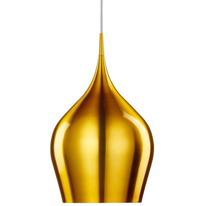 Searchlight Vibrant 6461-26GO goud kleurige aluminium hanglamp
