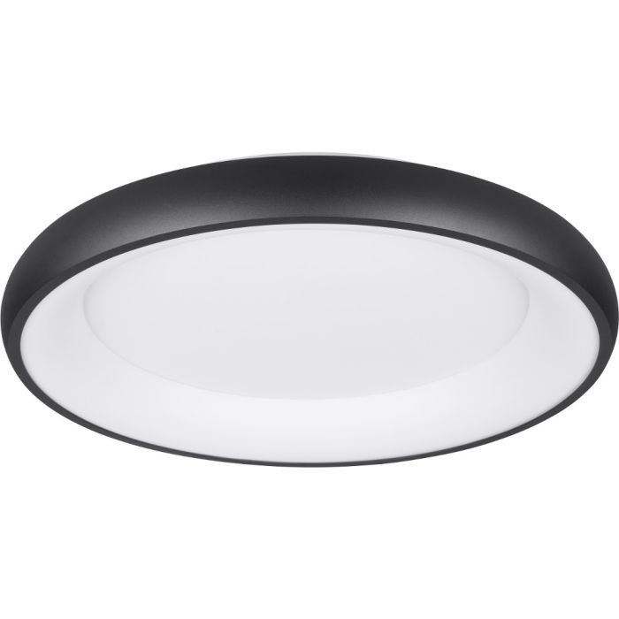 Trio Cardona 649616032 zwarte ringvormige plafondlamp