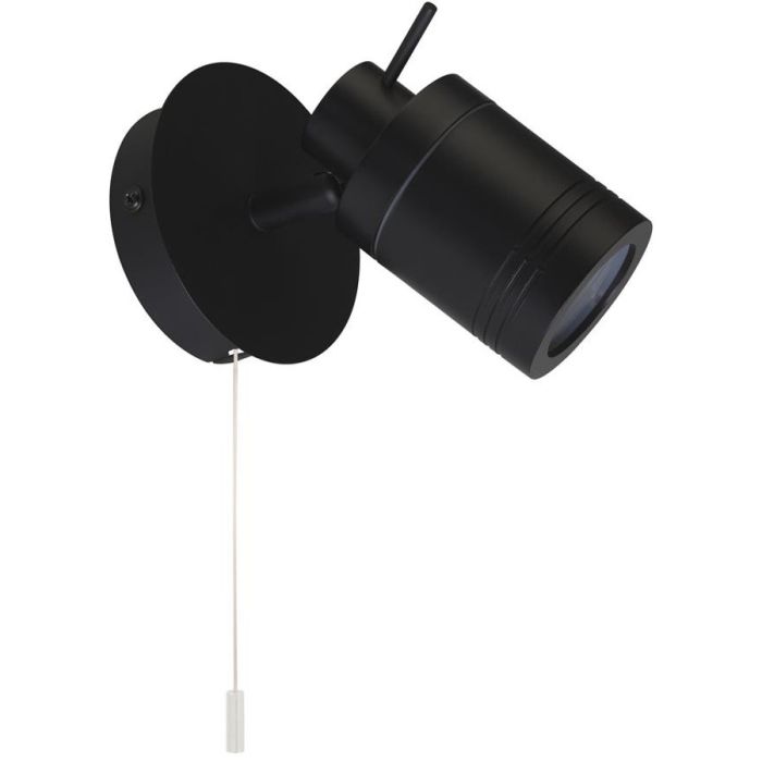 Searchlight Samson 6601Bk zwarte badkamer wandspot