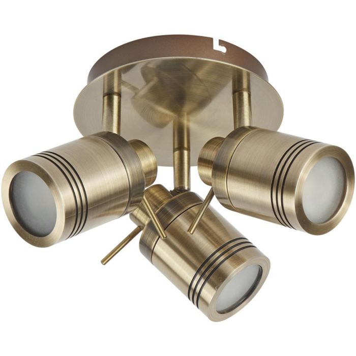 Searchlight Samson 6601AB antiek bronzen badkamerspot
