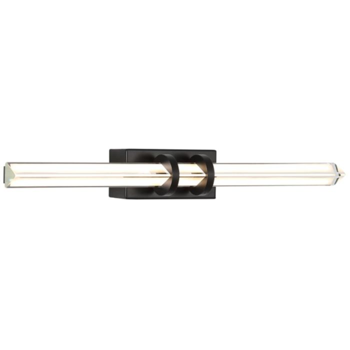 Searchlight Parma 66412BK zwarte spiegellamp