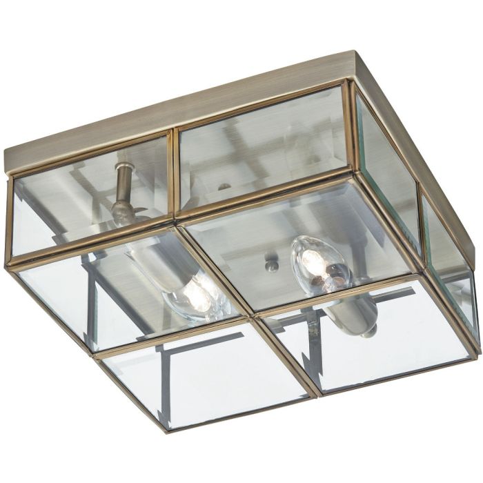 Searchlight Pisa 6769-26AB antiek bronzen plafondlamp