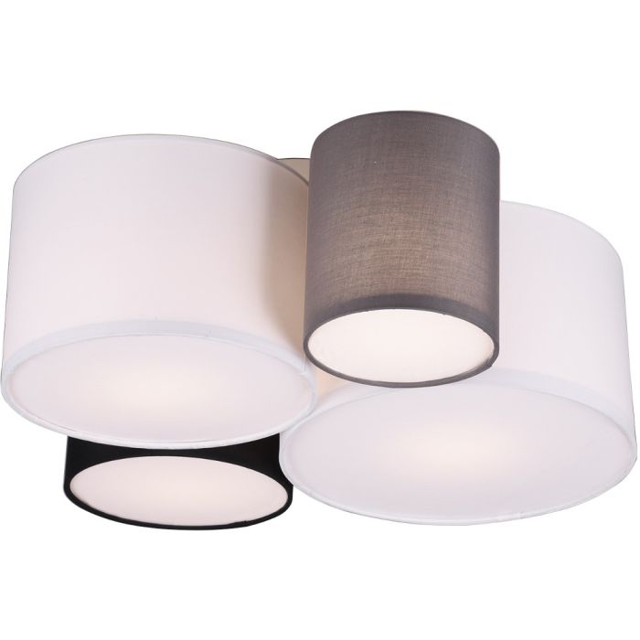 Trio Hotel 693900417 plafondlamp met vier kappen