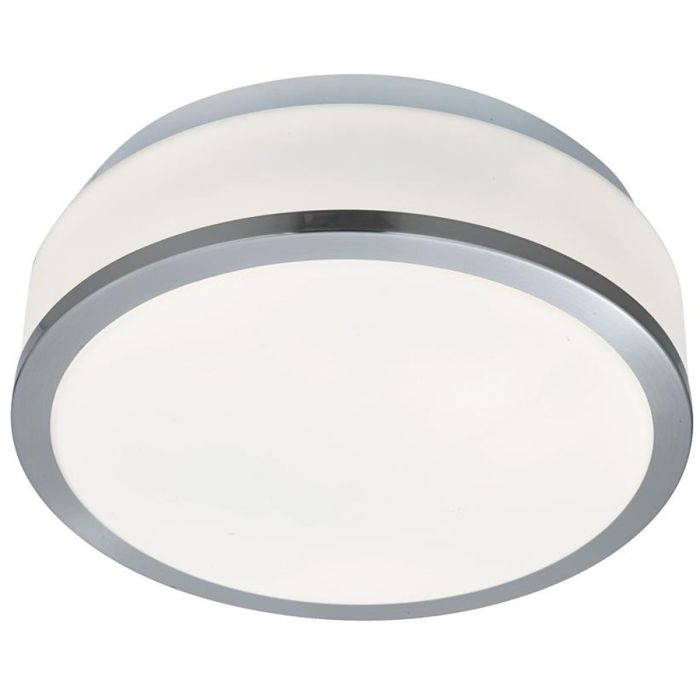 Searchlight Cheese 7039-23SS mat zilver badkamerlamp