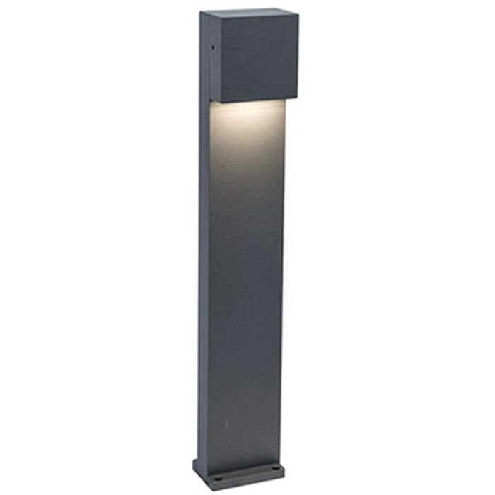 Lutec Gemini 7104001118 antraciet grijze sokkellamp