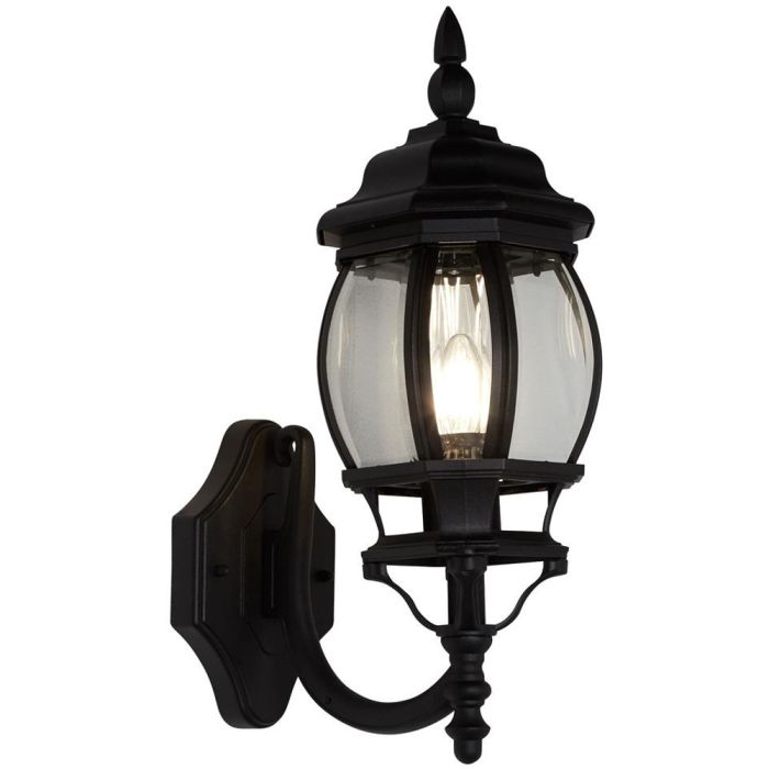Searchlight Bel Aire 7144-1 zwarte buitenlamp