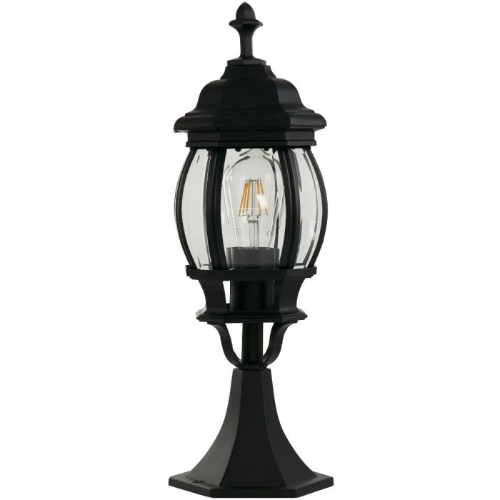 Searchlight Bel Aire 7172 zwarte sokkellamp