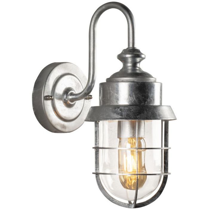 Konstsmide Cerignola 7351-320 gegalvaniseerd stalen wandlamp