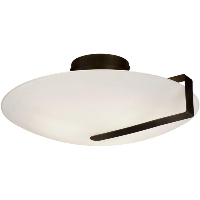Searchlight Sundial 73990-3BK mat glazen plafonniere