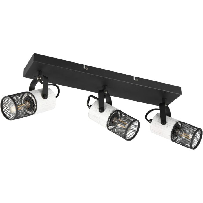 Trio Tosh 804300334 zwarte spot met wit hout