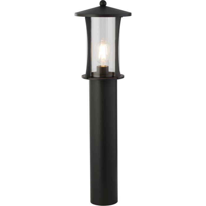 Searchlight Pagoda 8478-730 mat zwarte sokkellamp