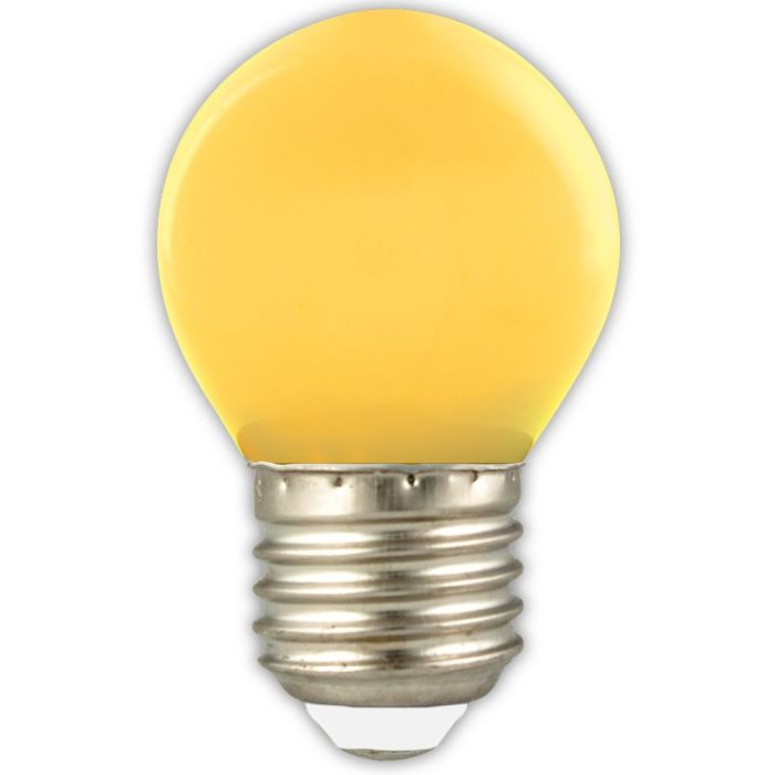 P45 E27 LED kogel 1w (15w) geel