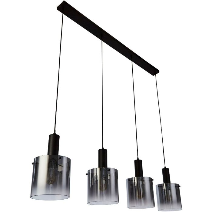 Searchlight Sweden 88910-4BK rookglazen hanglamp