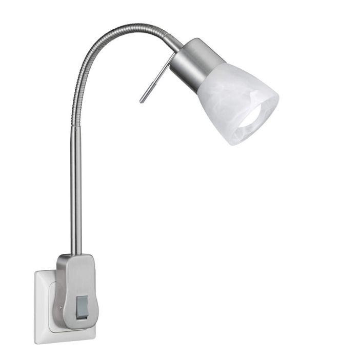 Trio Levisto 891010107 stekkerlamp staal
