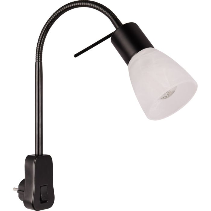 Trio Levisto 891010132 zwarte stekkerlamp