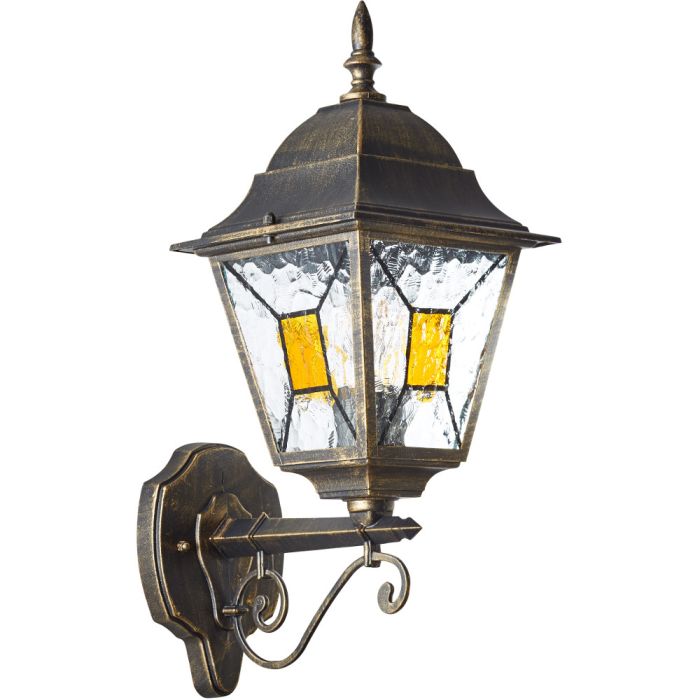 Brilliant Janel 90981A86 zwartgouden buitenlamp
