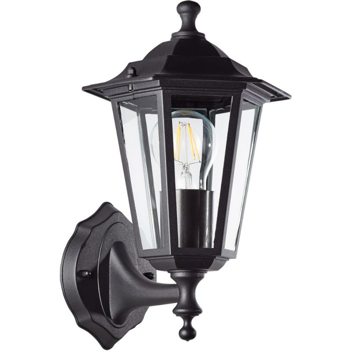 Brilliant Carleen 90986A06 mat zwarte buitenlamp