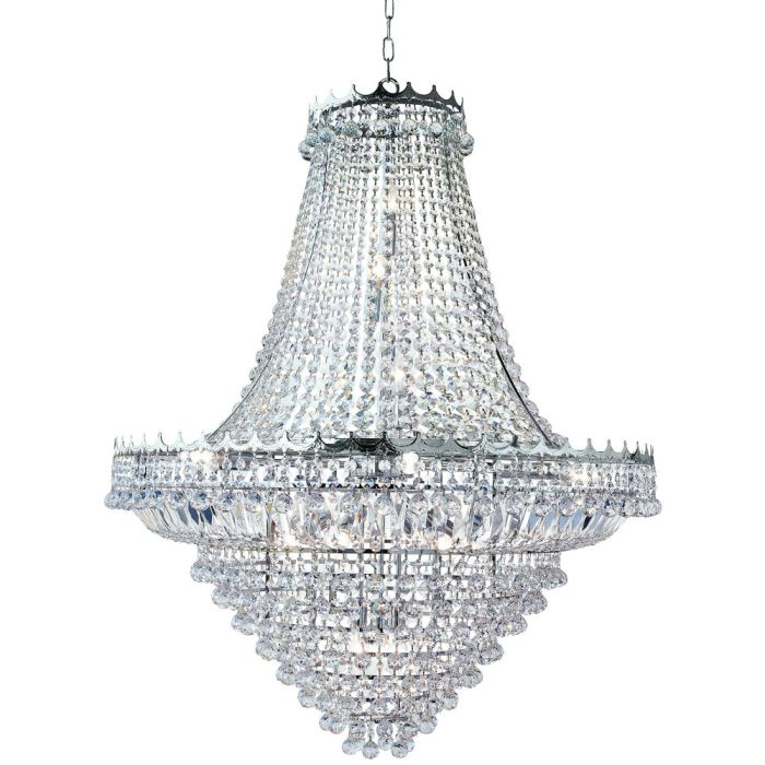 Searchlight Versailles 9112-102CC chromen kristal zak kroonluchter