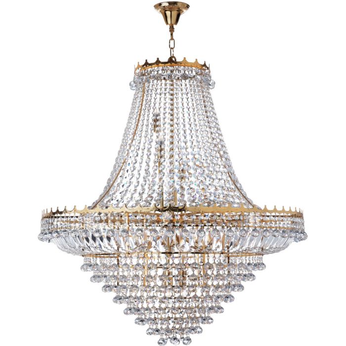 Searchlight Versailles 9112-102GO goud kleurige zak kroonluchter