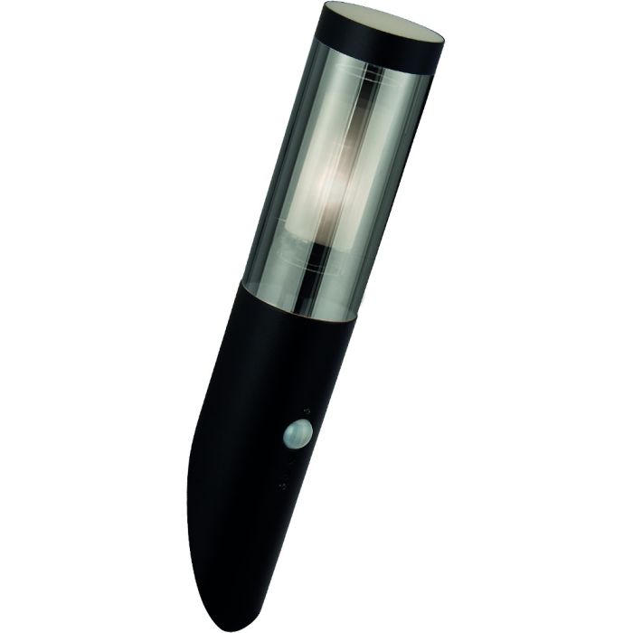 Searchlight Batton 93901BK-PIR gerookt PIR sensorlamp