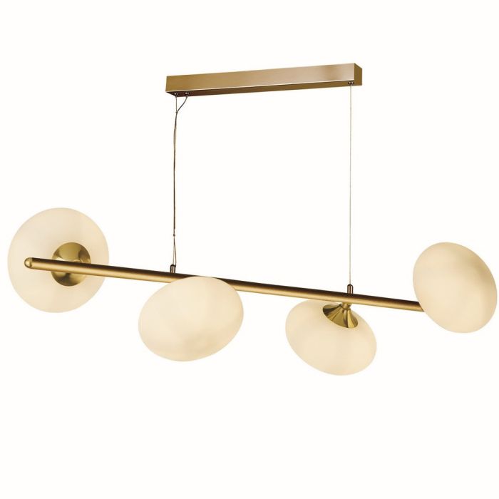 Searchlight Pebble 94041-4GO goudkleurige hanglamp