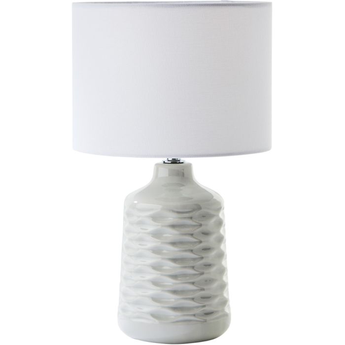 Brilliant Ilysa 94569/22 grijs met witte tafellamp