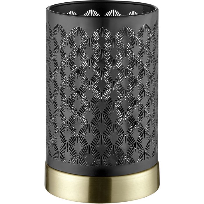 Brilliant Neolia 94963/86 zwart met goud kleurige tafellamp