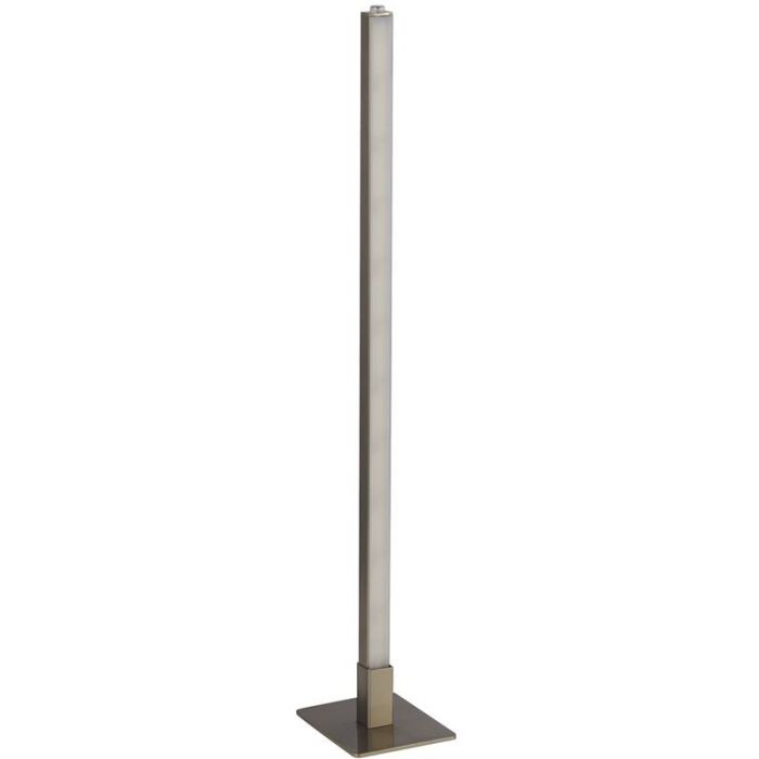 Searchlight Tribeca EU96382-1SS staal kleurige tafellamp met touchdimmer