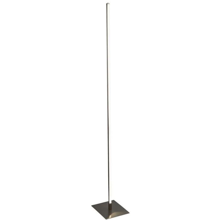 Searchlight Tribeca EU96383-1SS staal kleurige vloerlamp met touchdimmer
