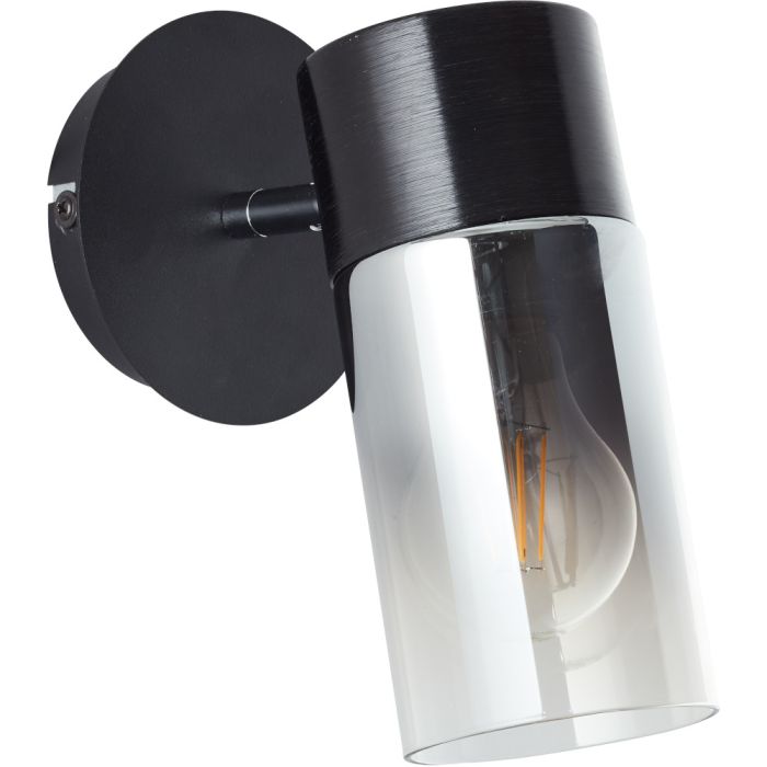 Brilliant Alia 99861/93 zwarte spot met rookglas