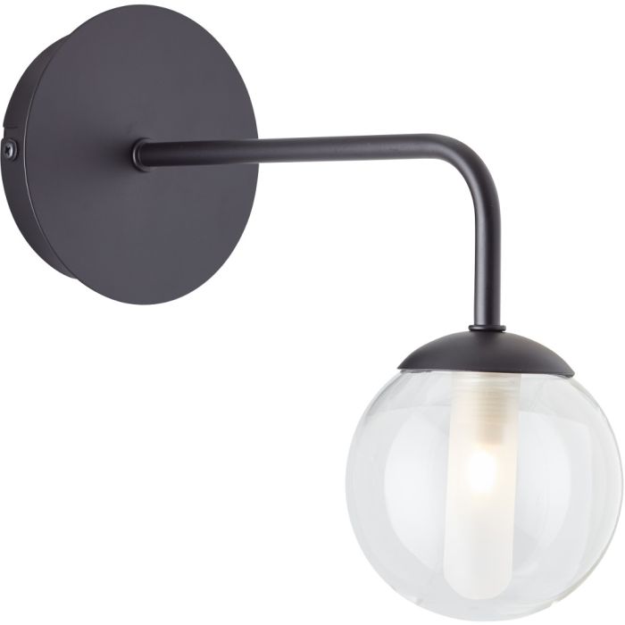 Brilliant Gitse 99906/76 zwart badkamer wandlamp