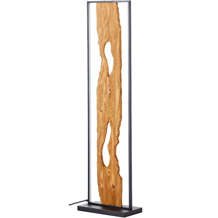 Brilliant Chaumont G94542/76 metalen vloerlamp met hout