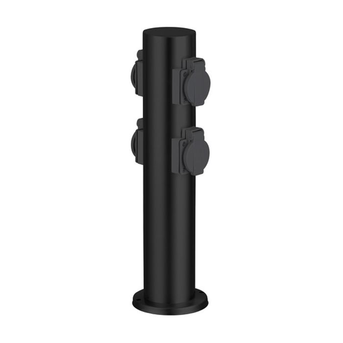 Brilliant Dody 96448A06 zwarte buitenstopcontact