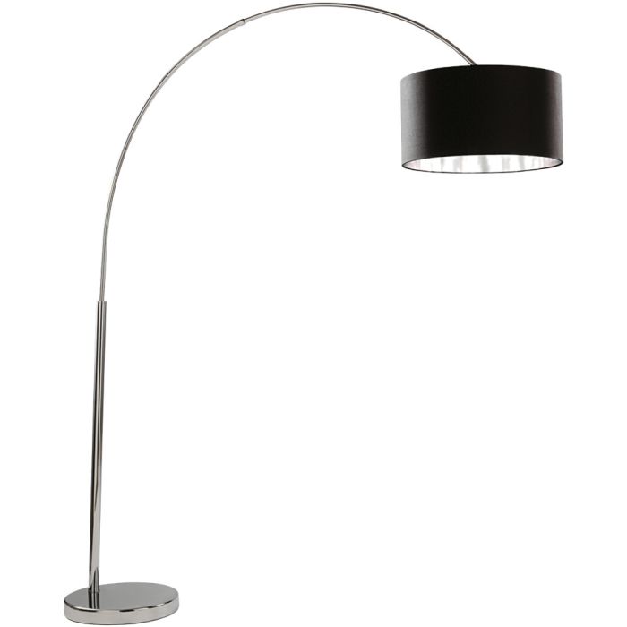 Searchlight Giant Arc EU1013CC chromen booglamp met zwarte kap