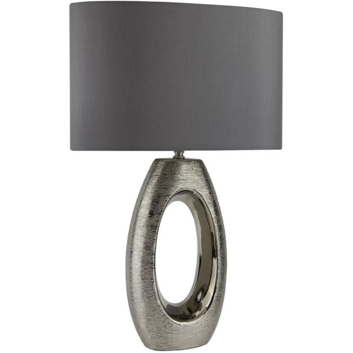 Searchlight Artisan EU1213CC grijze tafellamp