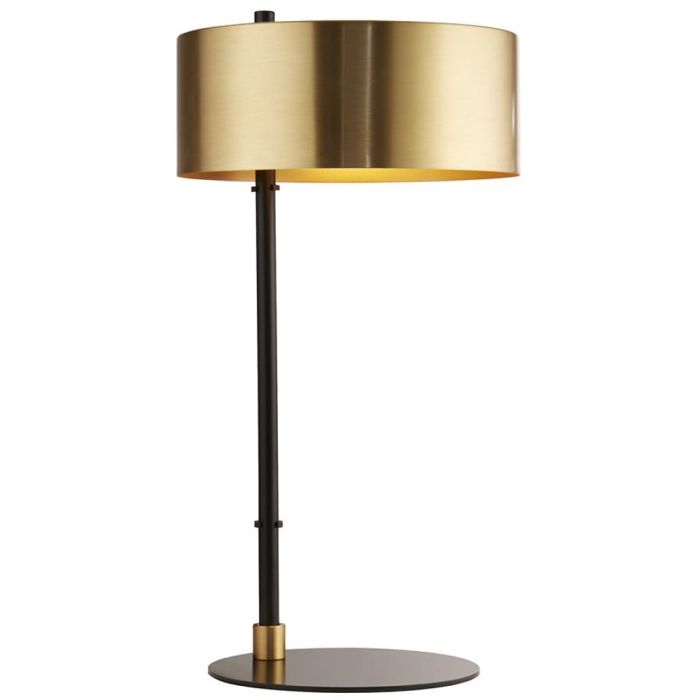 Searchlight Knox EU20224-1GO zwart met goudkleurige tafellamp