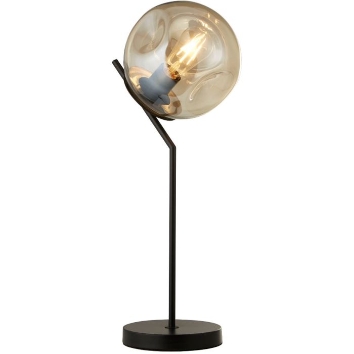 Searchlight Punch EU22121-1BK champagne kleurige tafellamp