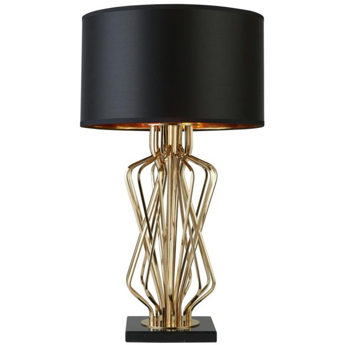 Searchlight Ethan EU4110GO goudkleurige tafellamp