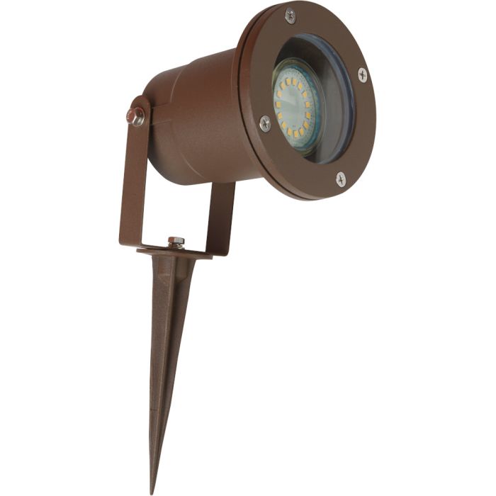 Searchlight Spikey EU5001RUS-LED roestbruine tuinspot